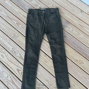 ** Vince Men's Corduroy Jeans Pants 32 Olive Green Slim